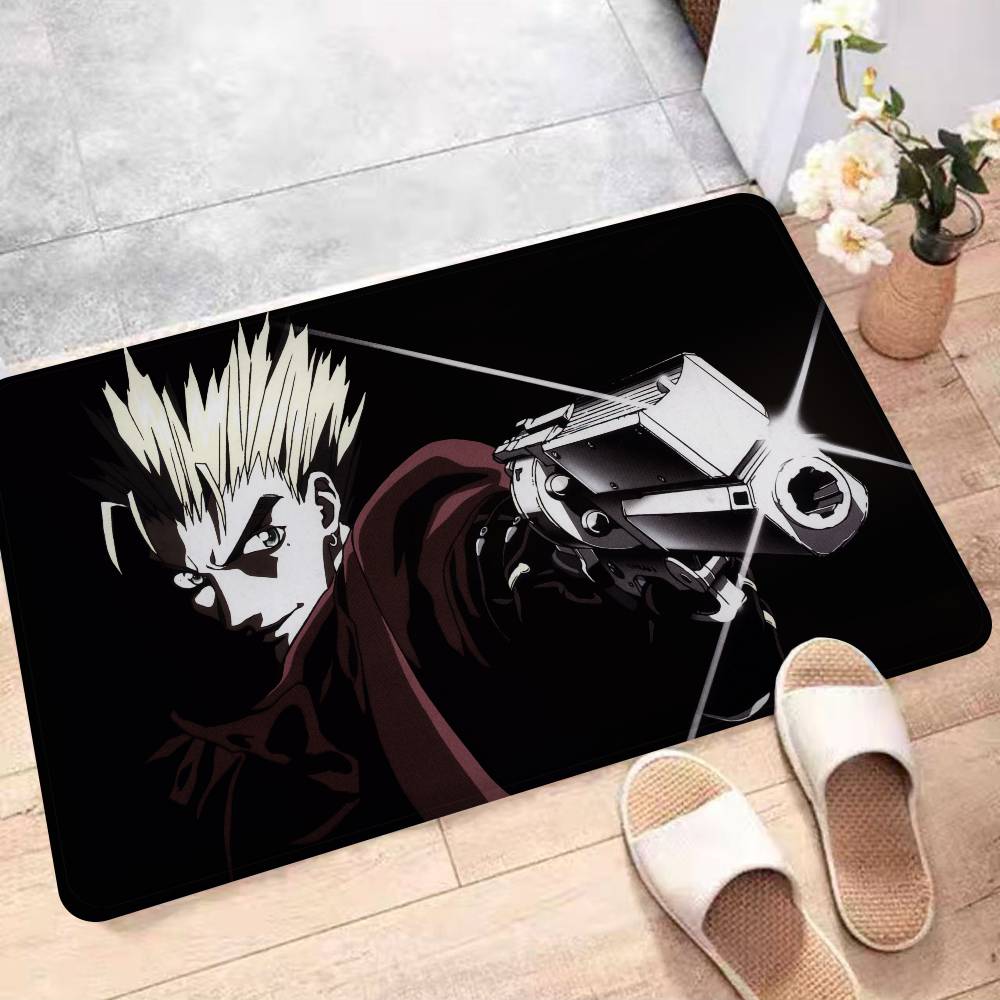 

Japanese Manga Trigun Floor Mat Cheaper Anti-slip Modern Living Room Balcony Printed Bedside Mats 40x60 cm