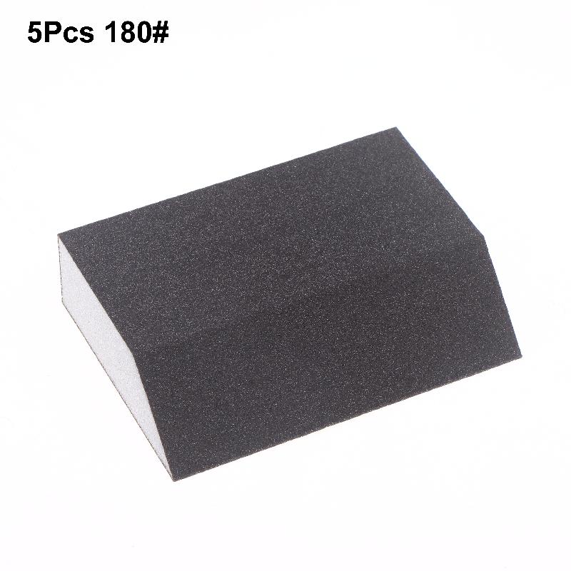5/7 Piece Single Sandpaper Sponge Set - 60/80/100/120/180/220/240 Grit Sanding Block Combination, Washable And Reusable
