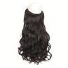 Long Curly Synthetic Hair Extensions With Invisible Wire Fishing Line Hair Extensions Hairpieces Fake Hair For Women
