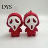 Small Skeleton Decor Mini Screaming Keychain Pendant, 3D Printed Halloween Hanging Decor, Backpack Schoolbag Purse Bag Charm Accessories Decorative