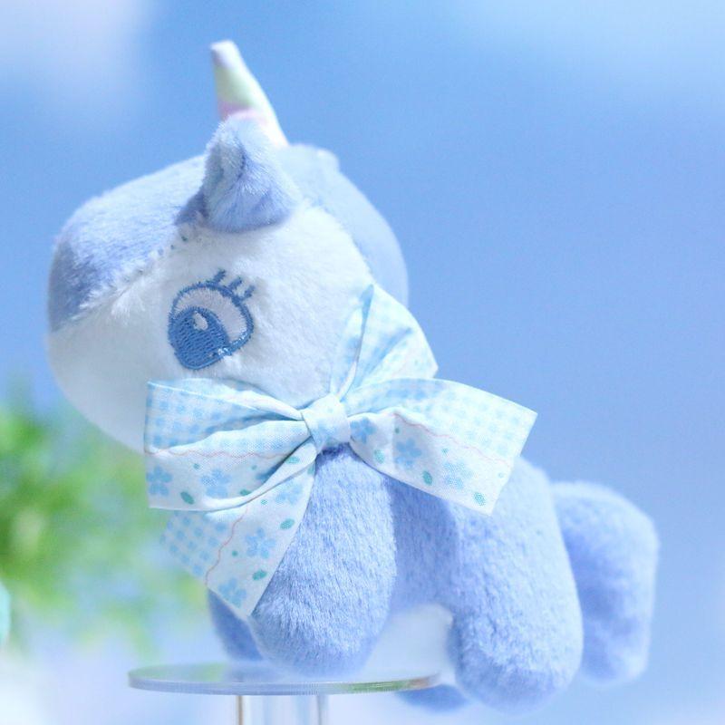 Miniature Cute Unicorn Plush Pendant Keychain In Soft Colors For Children And Celebrations