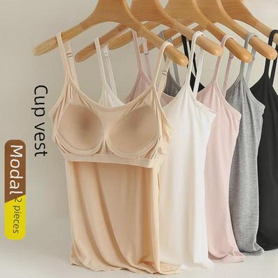 Camisola esportiva feminina tamanho grande com sutiã acolchoado