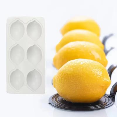 3D Lemon Shape Fruit Silicone Mold Mousse Cake Brownies Cake Moulds Chocolate Moulds Cake Pastry Baking Tools Decorating Tools