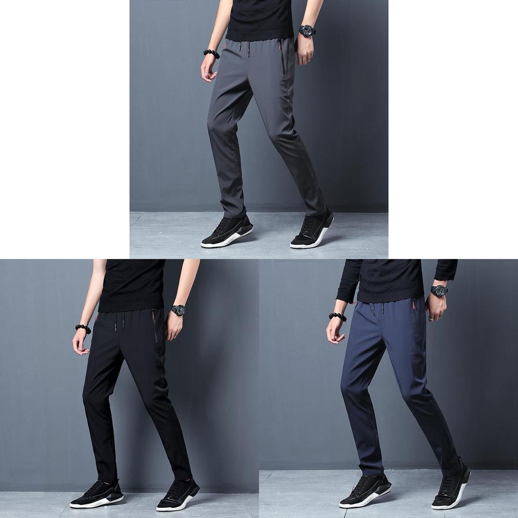 Mens Summer Athletic Pants With High Elastane And Zipper For Casual Sports Wear