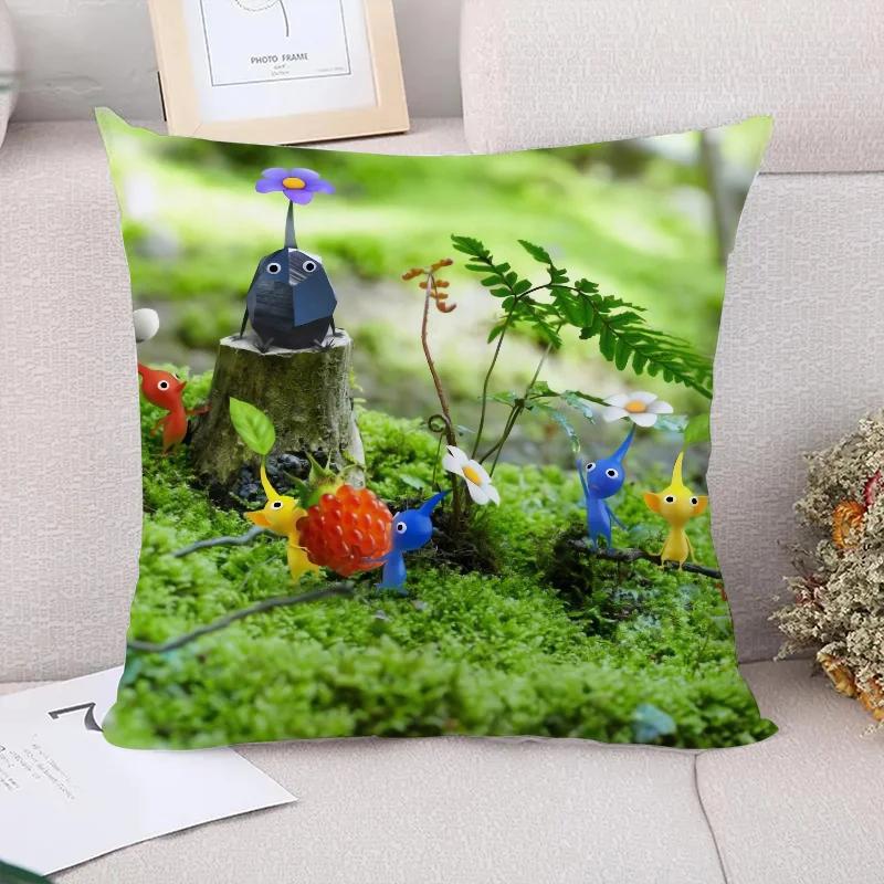 PIKMINS Kuddfodral för Kuddar Dekorativa Soffkuddar Kuddar Heminredning Kort Plysch Örngott 40x40 Soffa 45*45 Säng