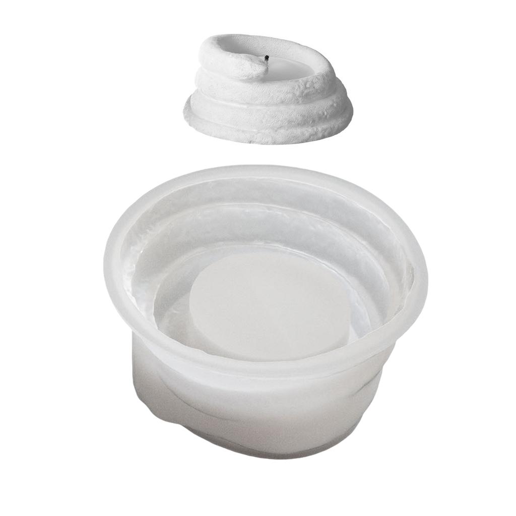 Silicone Decorative Tins Mould Storage Box Molds Silicone Texture Suitable for Crafting Distinctive Candle Holder