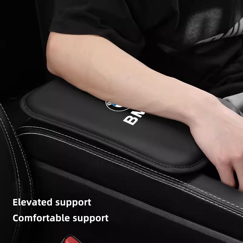 BBKP7 PU Leather Car Armrest Cushioned Pad Interior Protector For BMW X1 X2 X3 X5 X4 X6 X7 G30 G20 G32 G11 G12 F40 F30 F20 F10 F34 F07