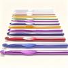 16pcs Metal Handle Crochet Hook Colorful Aluminum Knitting Needles Single Head Crochet Knitting Yarn Crafts DIY Apparel Needles