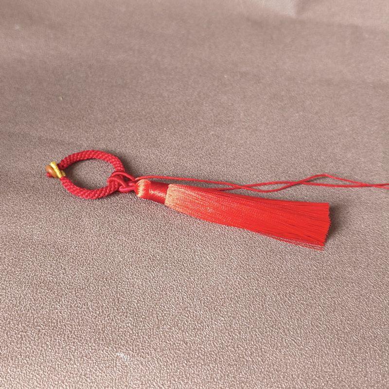 

Hand-Woven Corn Knot Hand Piece Rope Chinese Ancient Style Tassel Collectables Rope Car Key Lanyard Jewelry Lanyard Carrying Strap Artsy Red