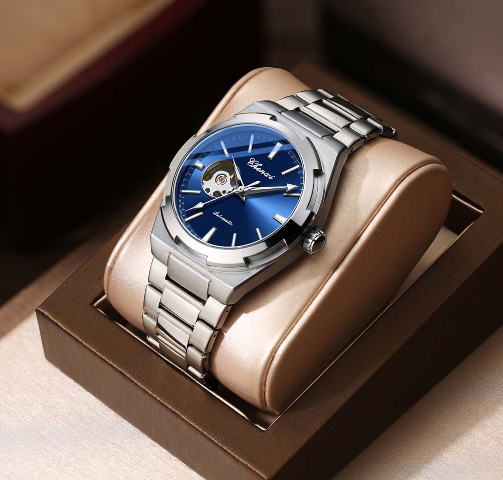 CHENXI Original Brand Mechanical Watches for Man Fashion Classic Stainless Steel Band Waterproof Luminous Automatic Men's Watch