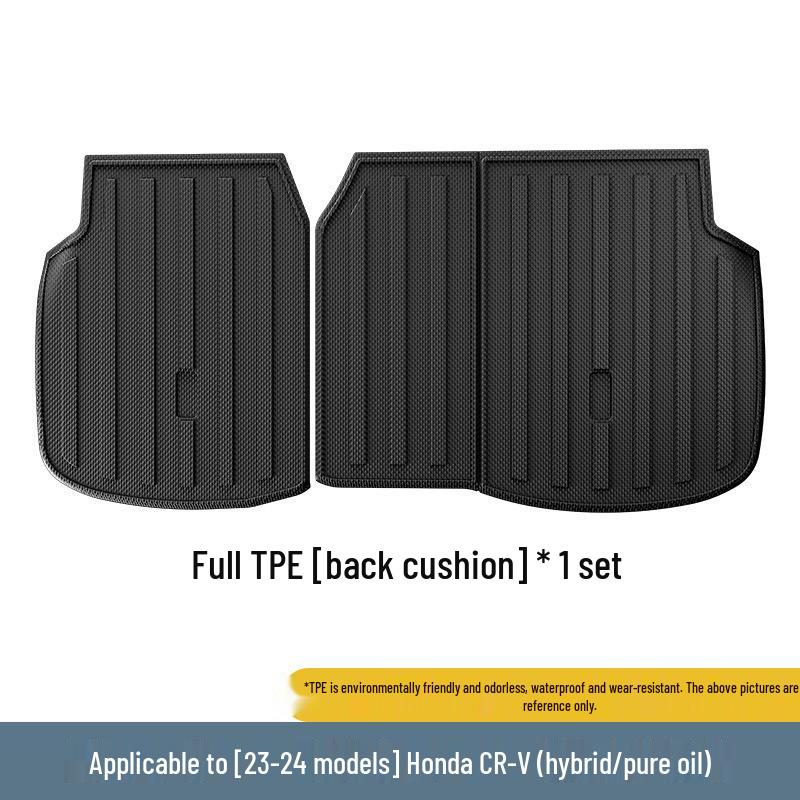 Honda CR-V Trunk Mat 2018-2023: Eco-Friendly TPE All-Weather Seat Back Protector