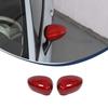Real Carbon Fiber For Fiat 500 2016-2025 Car Rearview Side Mirror Decorate Cover Trim Sticker Car Exterior Accessorie