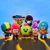Brawl Stars Poco Spike E Primo Clot Short Plush Stuffed Doll Game Action Figure Collectible Model Ornament Garage Kit Toys Gift