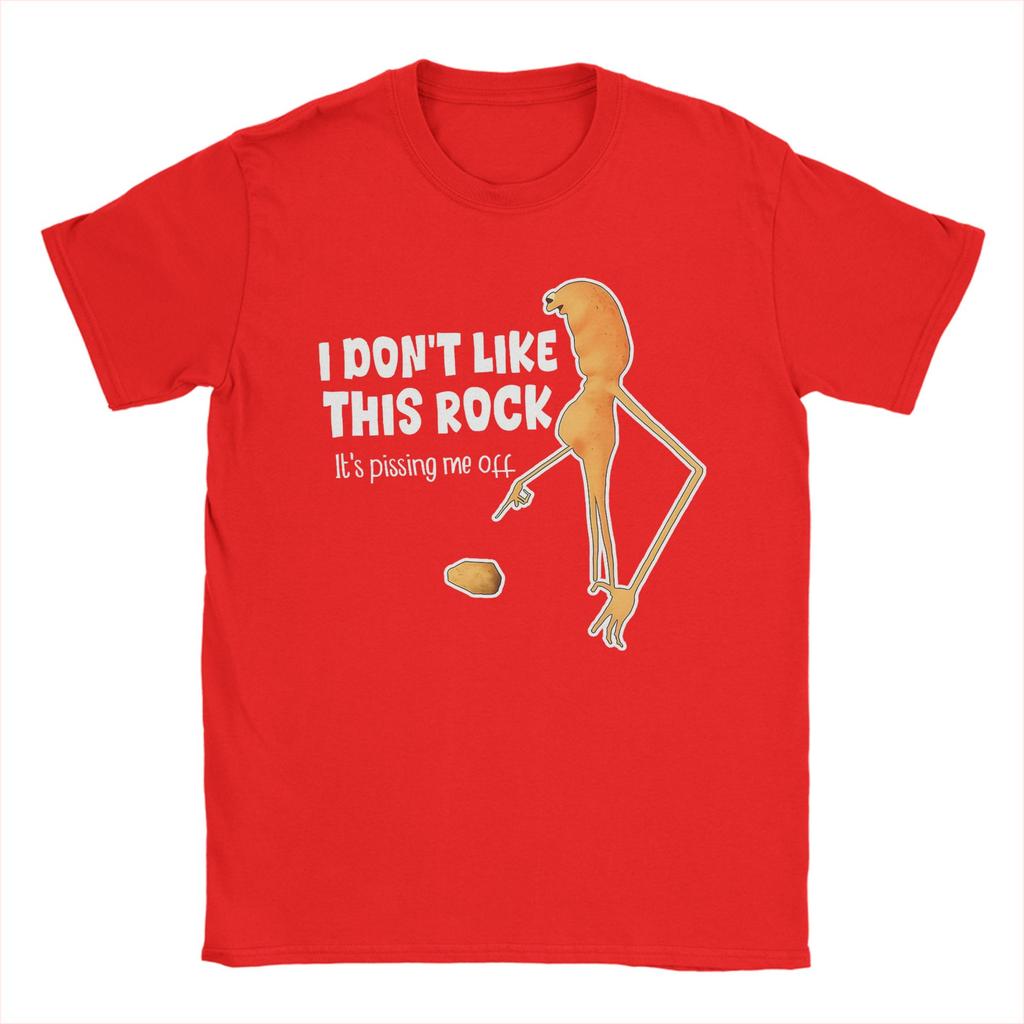 Men Marcus The Worm I Don't Like This Rock T Shirts  100% Cotton Clothes Humorous Short Sleeve Round Neck Tees Unique T-Shirt
