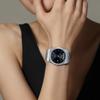 Casio Quartz Movement Stainless Steel Strap Watch Unisex Black Dial MTP-B146D-1AV