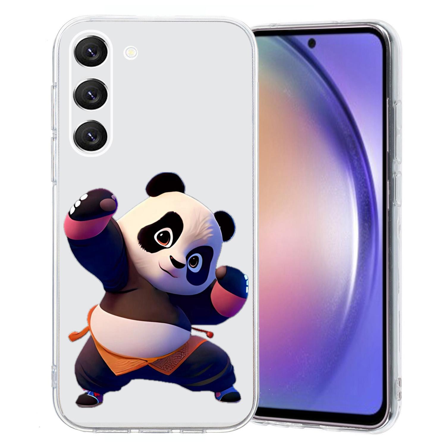 

For Samsung Galaxy S23 TPU Case Pattern Printed Phone Protective Cover Panda