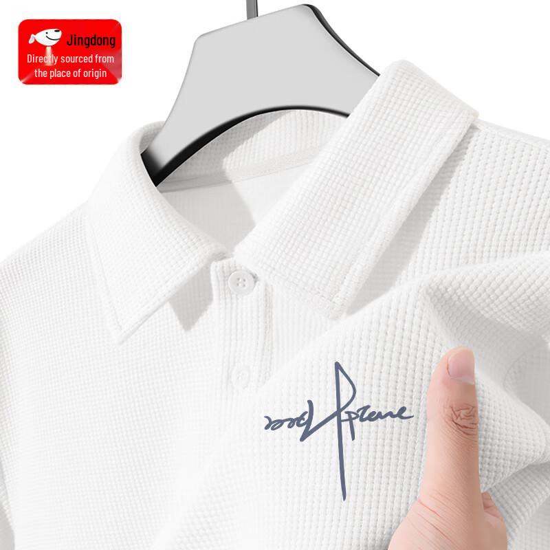 

Men s Loose Fit Waffle Knit Short-Sleeve Polo Shirt XL