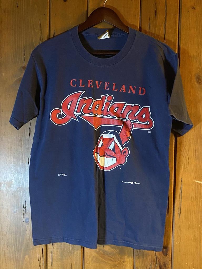 90s Nutmeg Cleveland Indians Chief Wahoo 1995 T-Shirt M Made in USA
