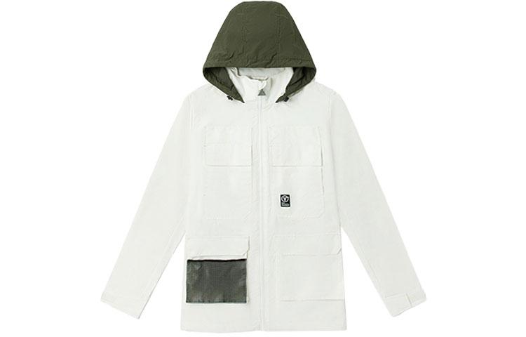 Vans Jackets Unisex Ecru Hooded Moderate Workwear VN0A54KFFS8 S
