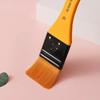 6pcs/Set Wooden Brush Holder Oil Brush Watercolor Supplies Nylon Hair Mixing Head Acrylic Paint Scrubbing Tool