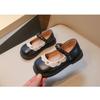 Princess Style Kids Girls Casual Leather Single Shoes For Spring Autumn