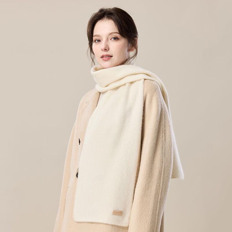 JIUMU Women's Thickened Warm Cashmere Knit Scarf WR125