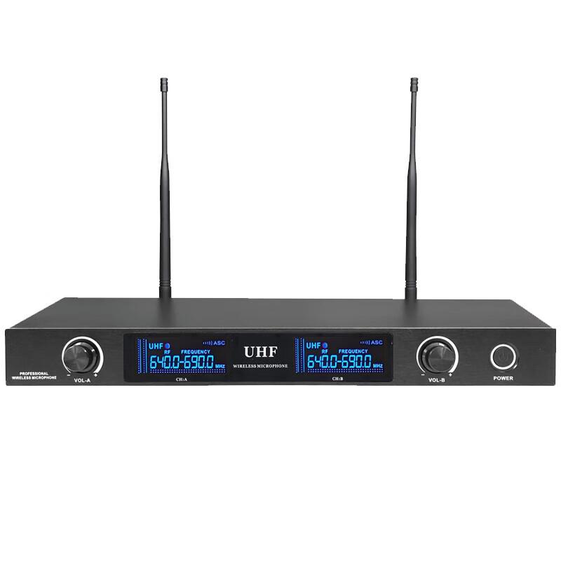 Беспроводная ручная микрофонная система Runpu RP-WX8002S (один на два) (Китайская версия)
