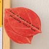 Leaf-Shaped Sticky Notepads Removable Memo Pads Paper Sticker Pads Anti-Forgetting Reminder Note for Home Wall Photo DIY Decoration