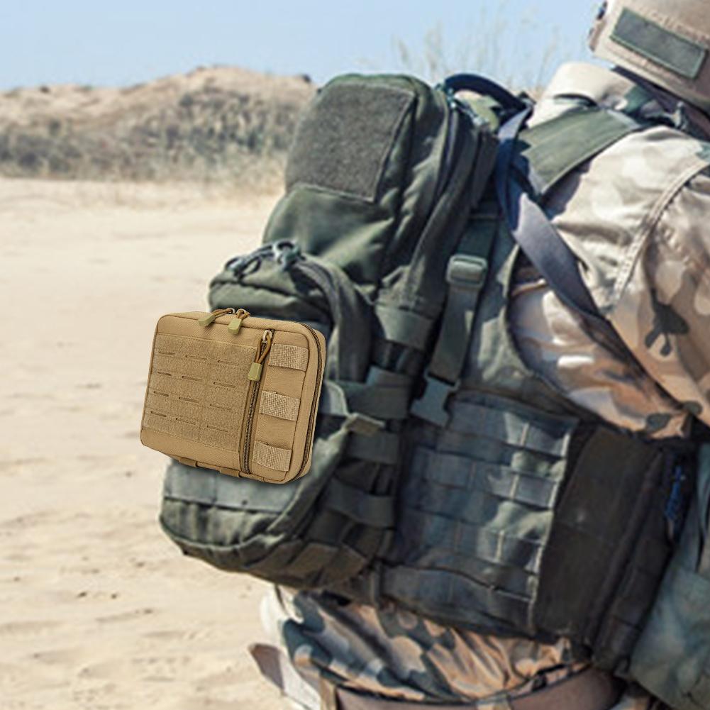 EDC Organizer Tool Pouch Multi-Purpose EDC Waist Belt Pack Multi-Pockets Camping Survival Pouch for Outdoor Sports