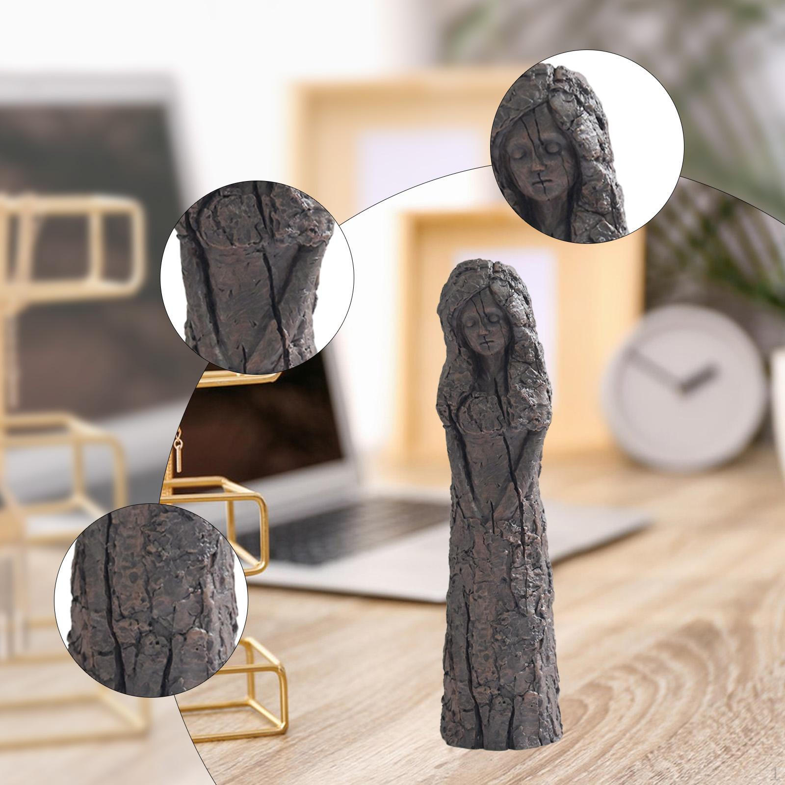 

Ваза для цветов Фигурка девочки Креативная декоративная фигурка из смолы Скульптура для обеденного стола Полка Style B