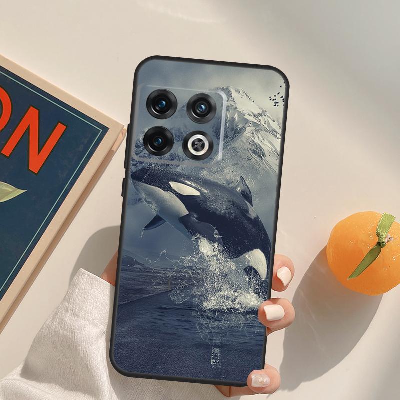 Killer Whale Orca Case For OnePlus 13T 10T 10R 12R 13R 15 13 12 11 10 9 Pro Nord CE 5 2 3 4 Lite N20 N30 Cover