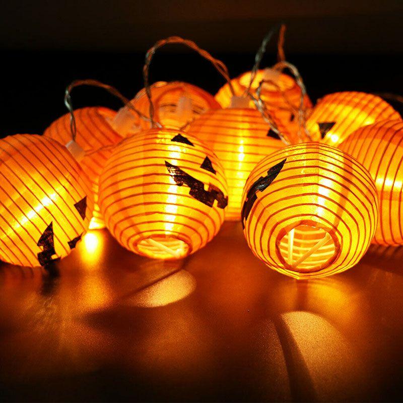 Adorable Led Pumpkin String Fairy Lights For Enchanting Halloween Home Decoration