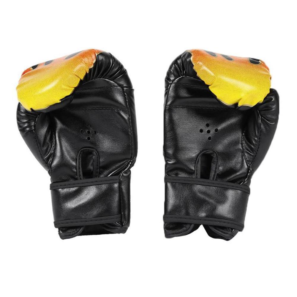 Mitts Sanda PU Leather Breathable Flame Gloves Sparring Glove Boxing Training Glove Boxing Gloves