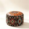 PU Leather Sofa Stool Cover Fillable Storage Ottoman Foot Rest Footstool Cover  Living Room