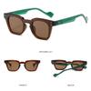 Trendy Punk Square Sunglasses Uv400 Protection  Small Shades Vintage Eyewear For Women & Men