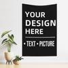 Personalized Tapestry Wall Art - Custom Photo Design, Perfect for Weddings, Family Celebrations & Birthdays, Horizontal Orientat