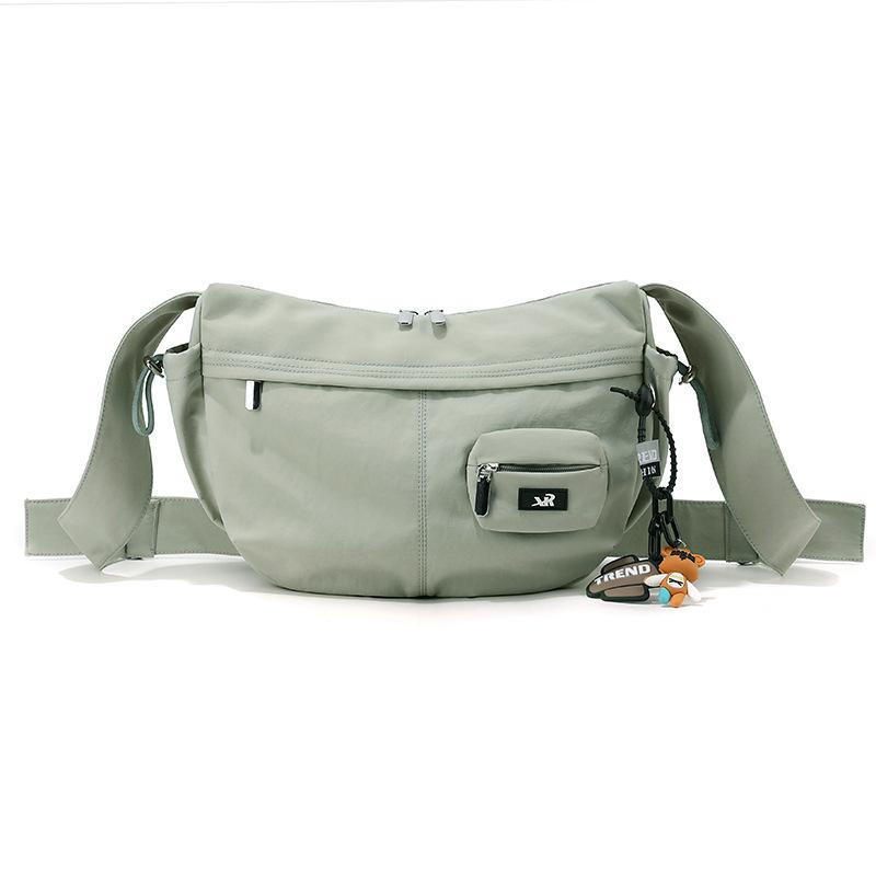 Versatile Large Capacity Nylon Crossbody Bag for Female Students – Lightweight Dumpling Shoulder Bag