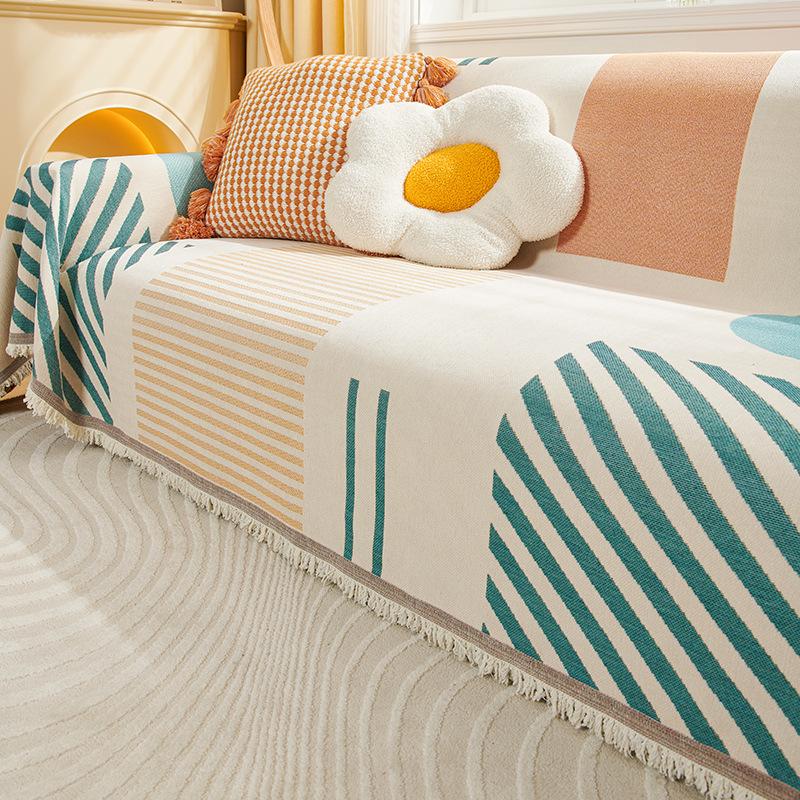 Chenille Sofa Cover Towel Full Covered Oversized Simple Modern Sofa Cover Four Seasons Universal All-Inclusive Sofa Cover Cover Cloth