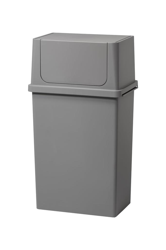 Trash Bin with Front Open Trash Approximately Deep Dust Made In Sorted Trash 25L Like-it Lid, Bin, 25L, Wide, Box, LBD-10, Gray, Japan, Stackable,