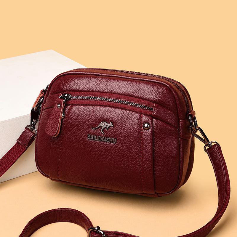 Mini Bag Women's Fashion Multi-layer Single-shoulder Crossbody Bag Large Capacity Casual Women's Bag Mother Bag