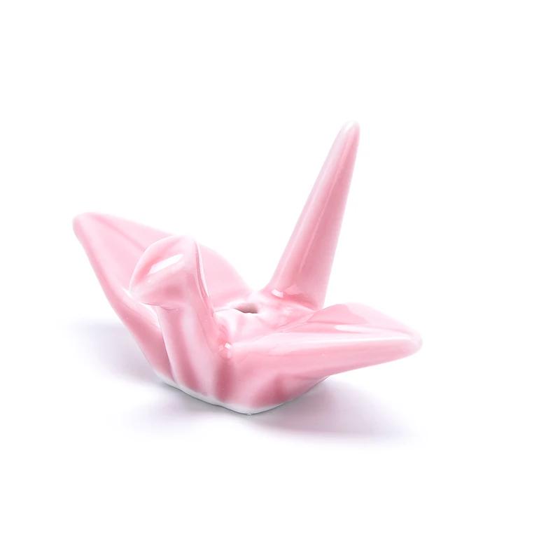 Colorful Thousand Paper Cranes Incense Stick Holder Japanese Retro Pattern Incense Base Tea Ceremony Accessories Home Decoration