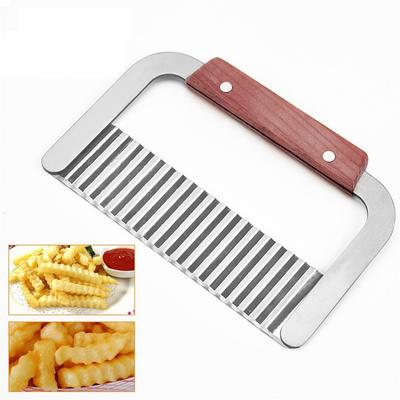 (Nikita) Kartoffelchips-Gemüse-Crinkle-Wellenschneider-Werkzeug, Brat-Pommes-Handhacker-Werkzeug