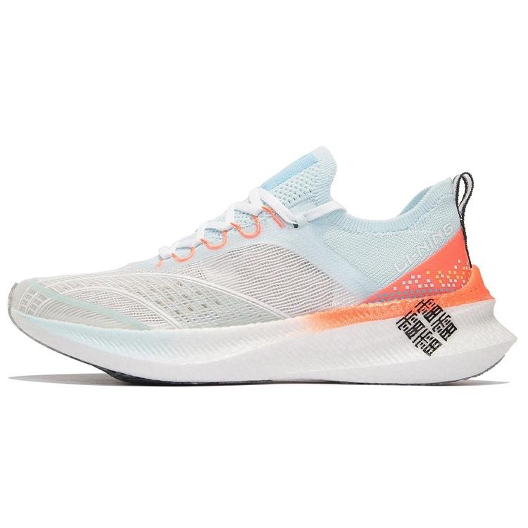 (WMNS) Li-Ning FeiDian Challenger  White Blue Orange  Women s ARMS012-2 EU 36⅓