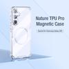 NILLKIN For Samsung Galaxy A55 Case Nature TPU Pro Magnetic Case Transparent Soft Silicon Cover Clear Case