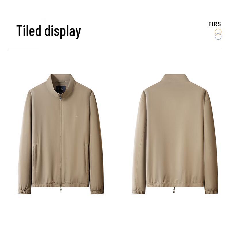 Shanshan Men's Stain and Oil Resistant Stand Collar Jacket