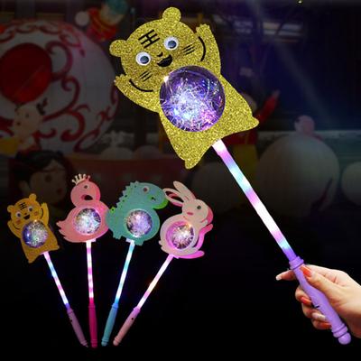 Svítící hůl 3-rychlostní blikající ozdobné nastavitelné Odolné děti Dospělí Svítící tyč Vánoční LED svítící hračka pro festivaly