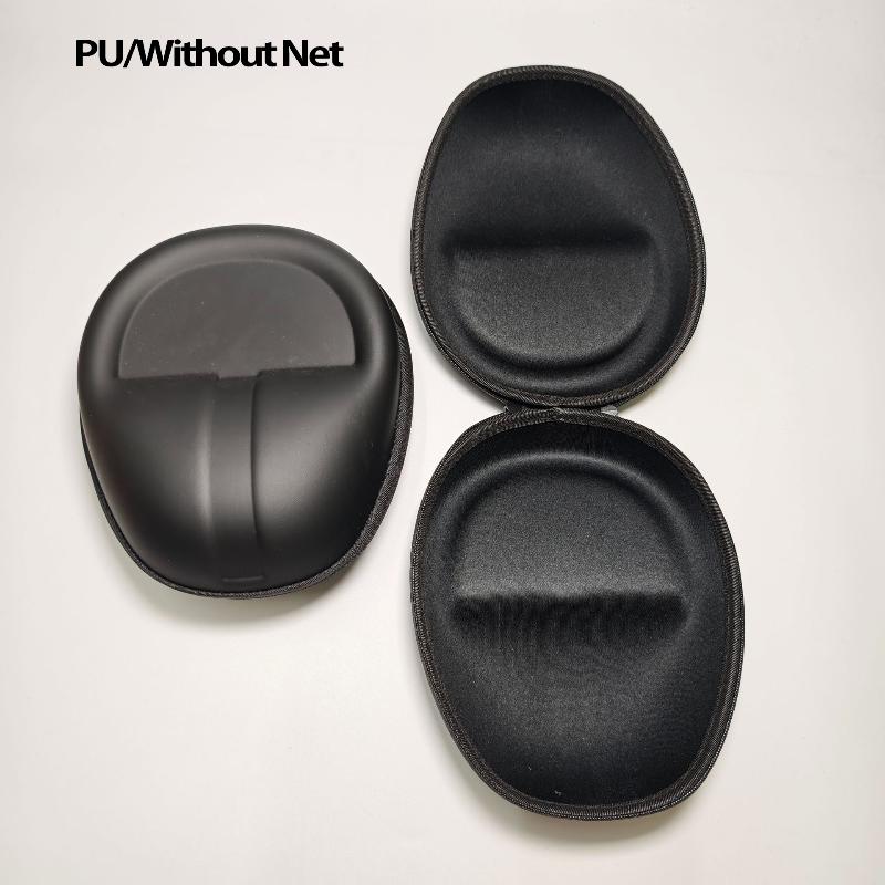

High-Capacity Headset Headphone Case Travel Earphones Shockproof Storage Box Eva Headphone Protective Bag Universal Protective without Net чёрный
