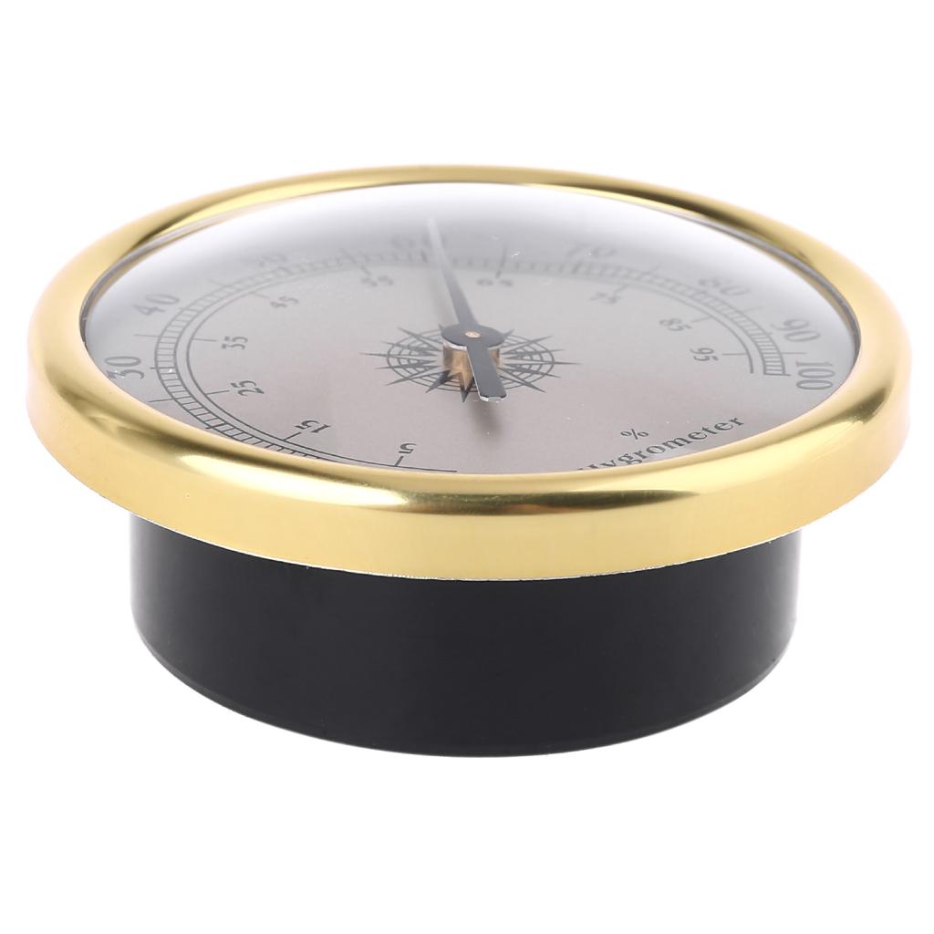 Praktischer 72mm Runder Thermometer-Ring Oberflächen-Hygrometer Feuchtigkeitsmesser Messgerät Keine Batterie Benötigt für Haus Raum Büro