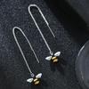 Trendy Cartoon Bee Stud Earrings: Cute Fashion Accessories for Girls
