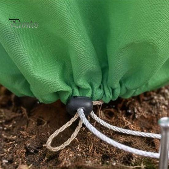 Snow Proof Tree Cover for Winter Plant with Clear Window Freeze Protection, Reusable Drawstring Protection Bag Cover, Frost Blankets Zipper